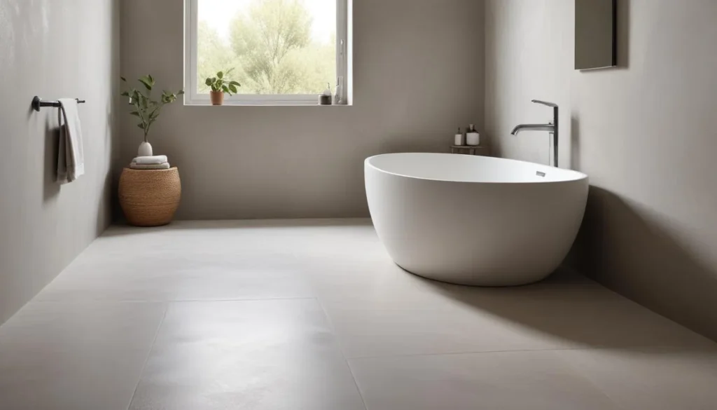 Microcimento no Banheiro: Pode Molhar? É Escorregadio? Tire Suas Dúvidas